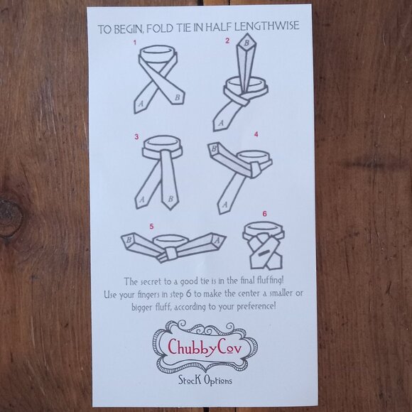 New Chubby Cov Stock Tie - Picture 4 of 4